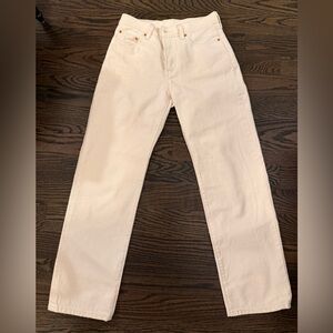 Levi's Women's Cream Straight Jeans